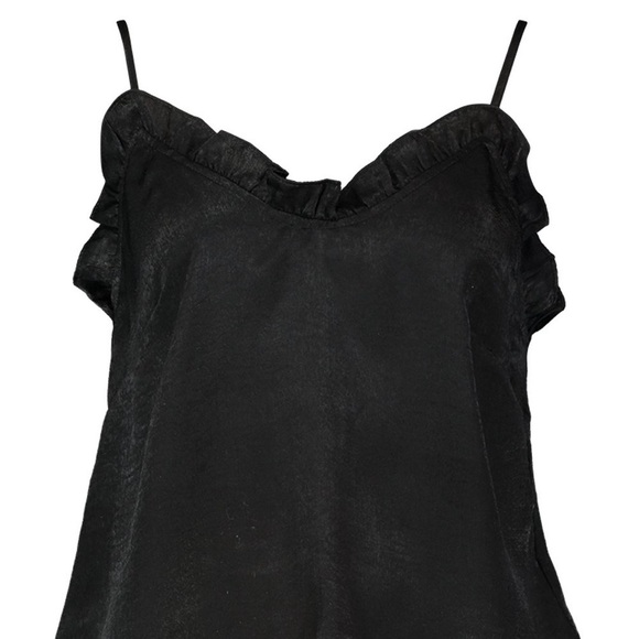 Satin Micro Ruffle Camisole - Picture 2 of 2